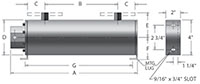 3 Inch (in) Vessel Size Circulation Heaters