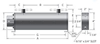 8 Inch (in) Vessel Size Circulation Heaters