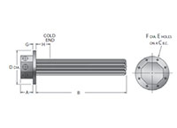 WATTCO™ 10 Inch (in) Flange Size Immersion Heaters - 2