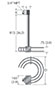 3 Kilowatt (kW) Power Rating Copper Sheath Material Over The Side Immersion Heater